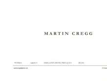 Tablet Screenshot of martincreggphotography.com